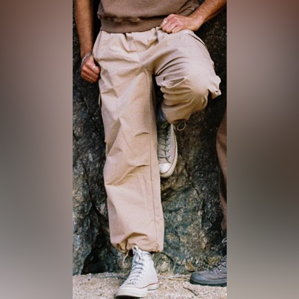 Budro Men's Tan Cargo Trooper Pants - NWOT - Size XL